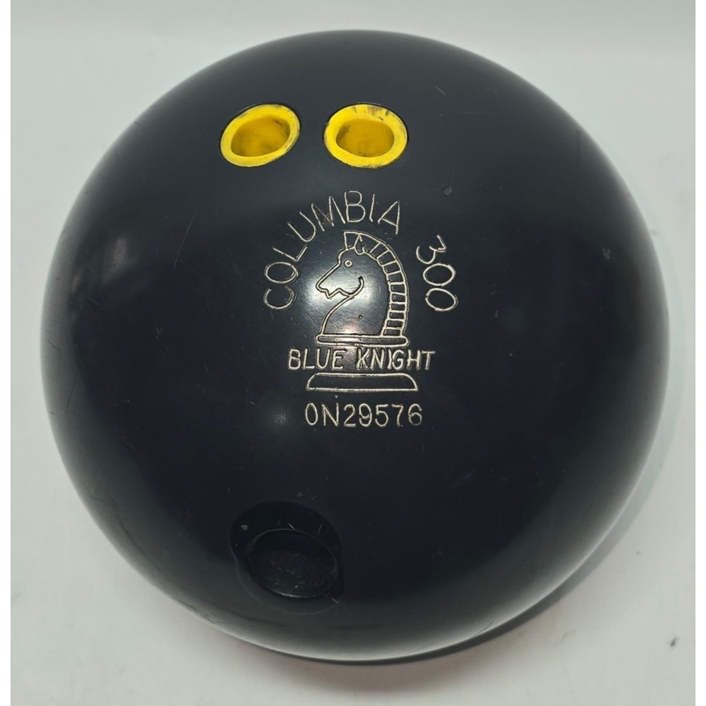 Columbia Blue Knight Bowling Ball - Black